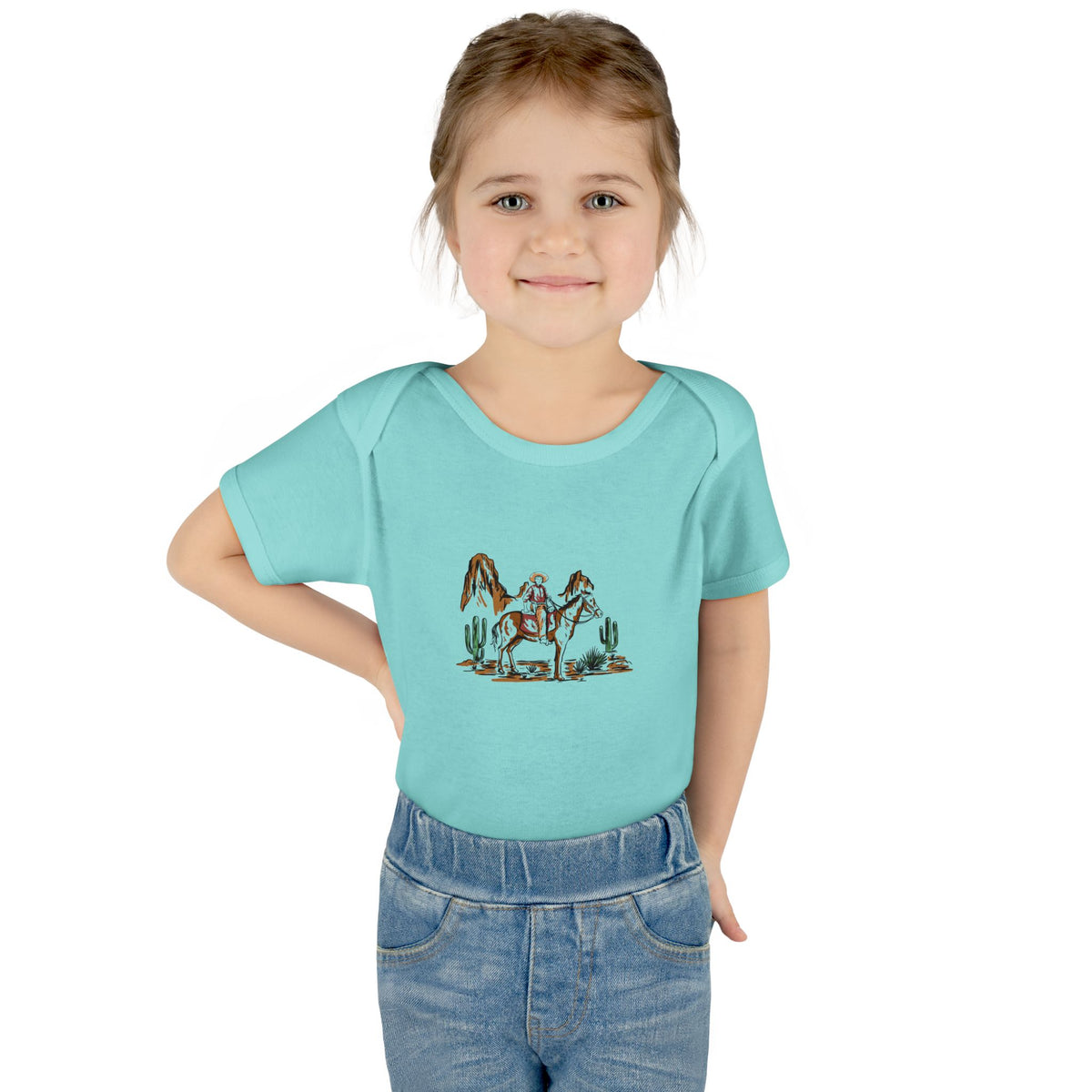 Cowboy - Infant Baby Rib Bodysuit
