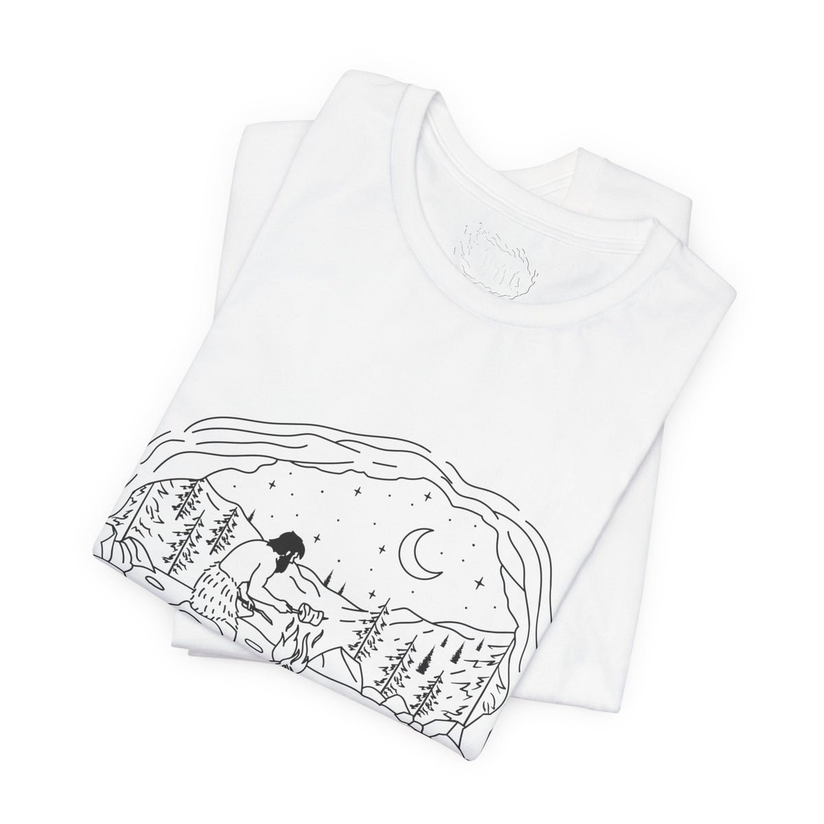 Caveman - blk - Unisex Jersey Short Sleeve Tee