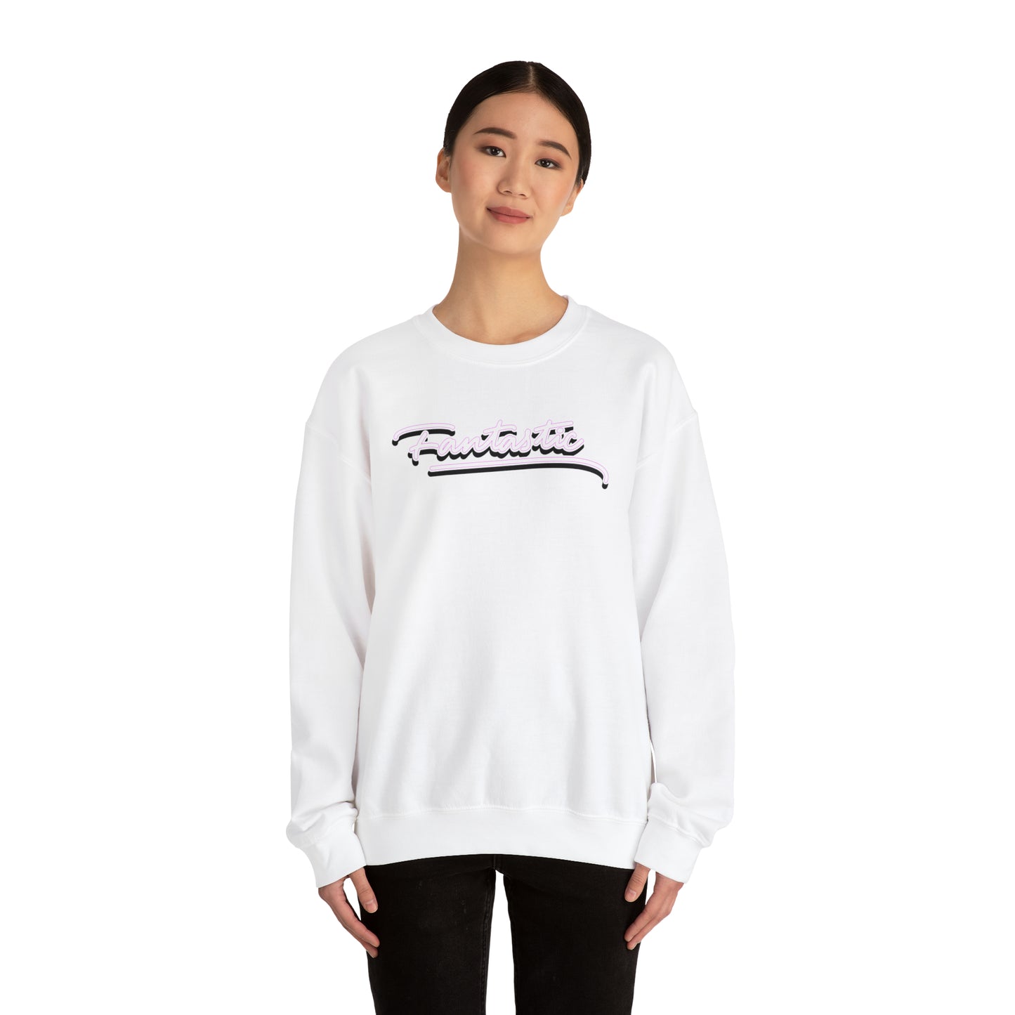 Fantastic - wht - Unisex Heavy Blend™ Crewneck Sweatshirt