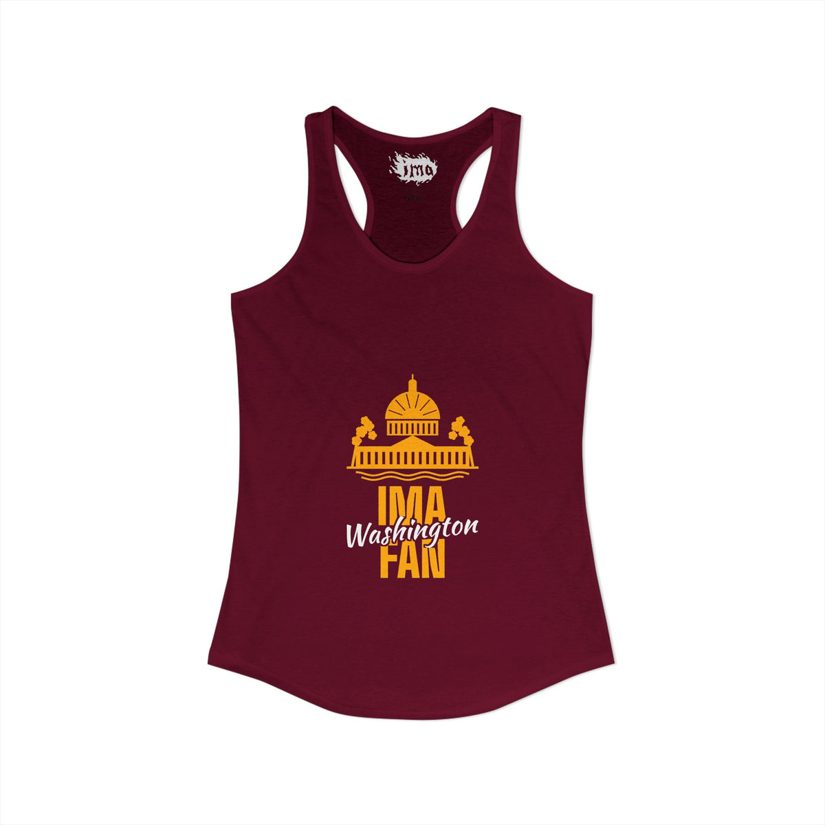 IMA Fan Washington - Women's Racerback Tank