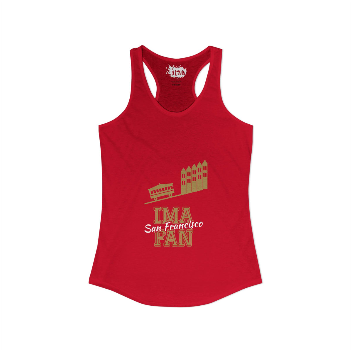 IMA Fan San Francisco - Women's Racerback Tank