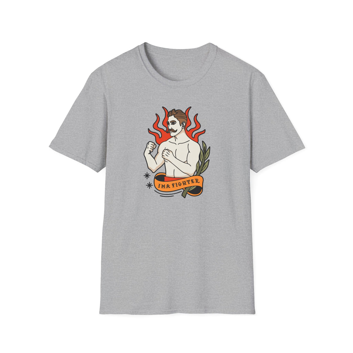 Fighter 1 - Unisex Softstyle T-Shirt