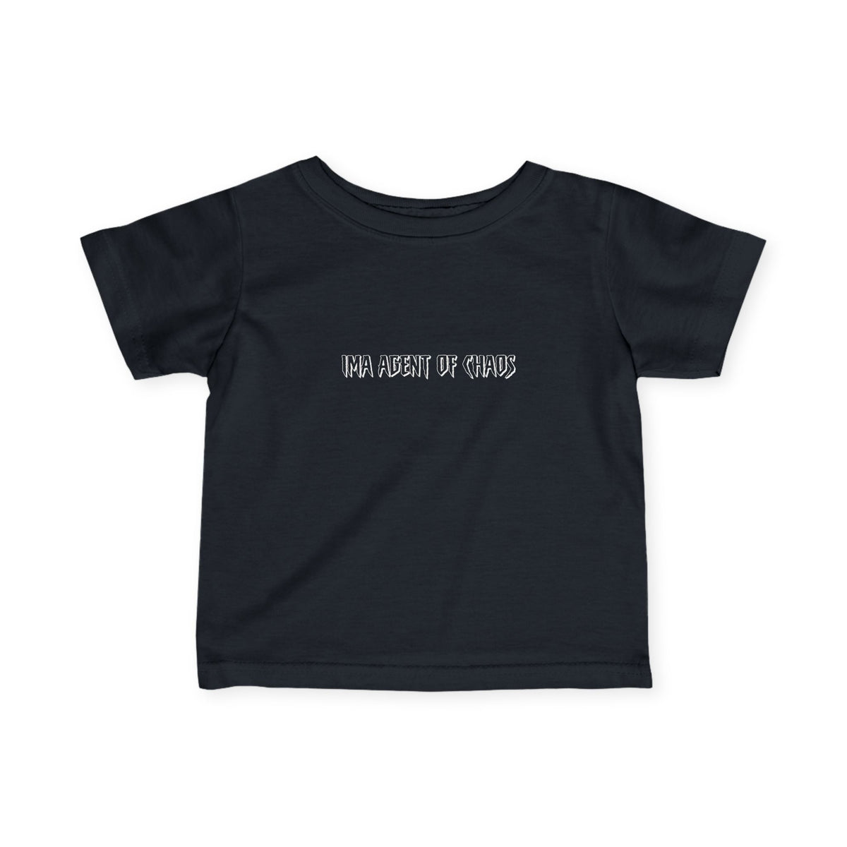 Agent of Chaos - wht - txt - Infant Fine Jersey Tee