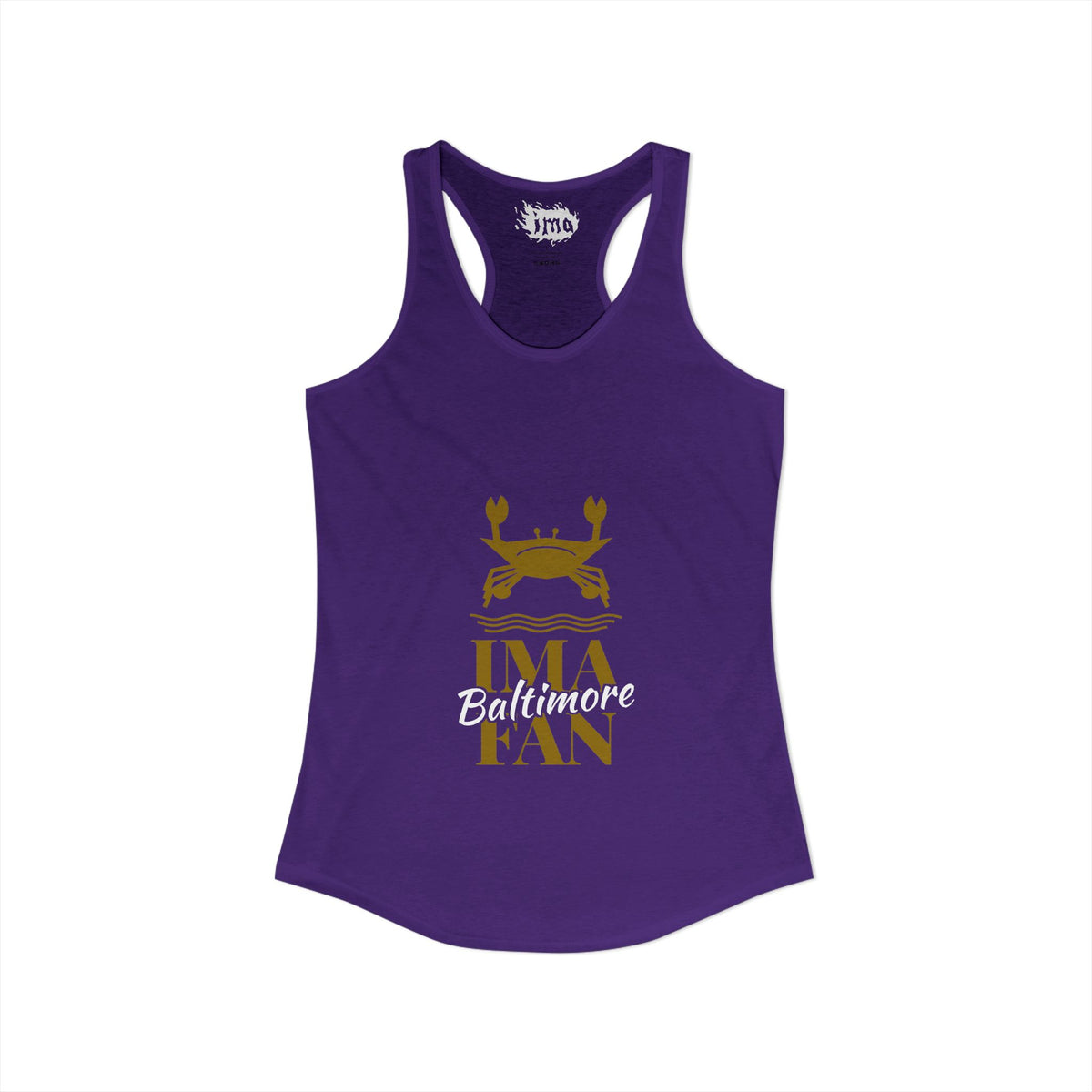 IMA Fan Baltimore - Women's Racerback Tank