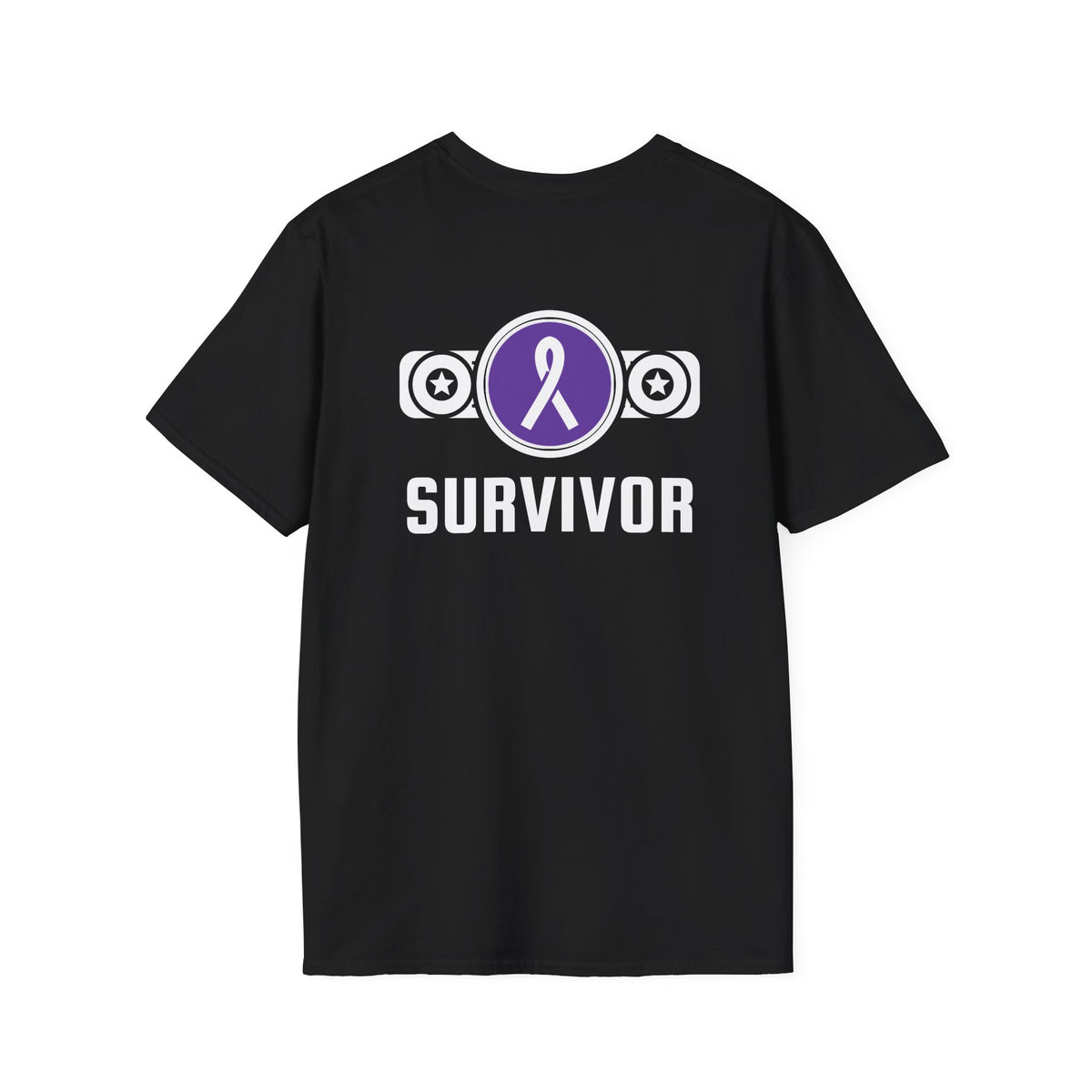 IMA Survivor – Title Defense – Unisex Tee – Black/Purple