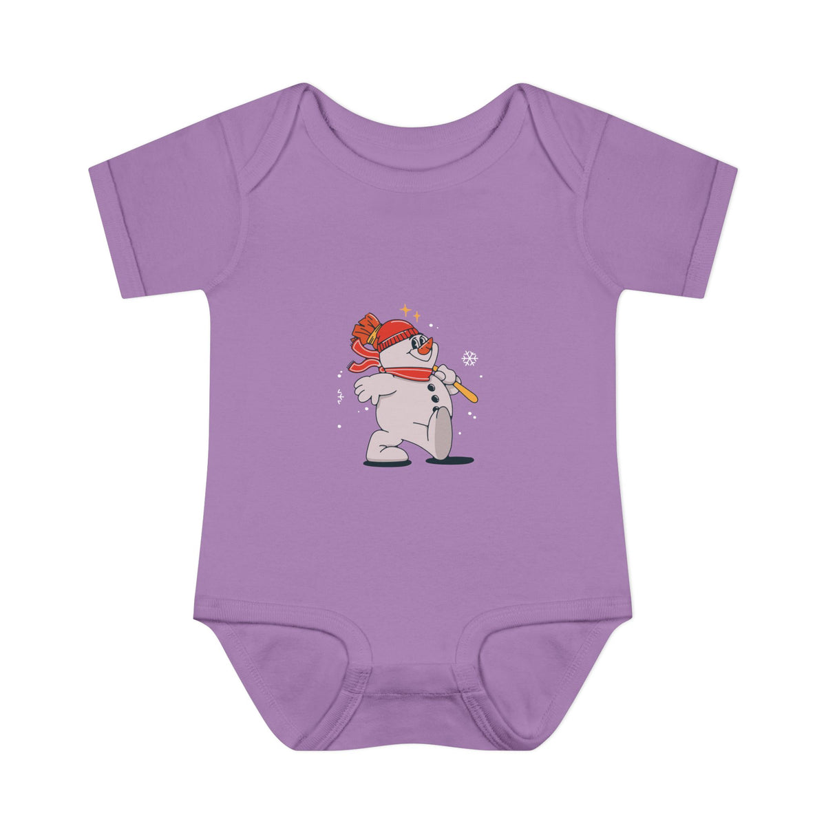 Snowman - Infant Baby Rib Bodysuit