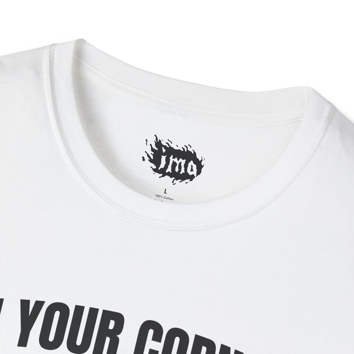 IMA Supporter – In Your Corner – Black/White – Purple Pancreatic Cancer Awareness Tee