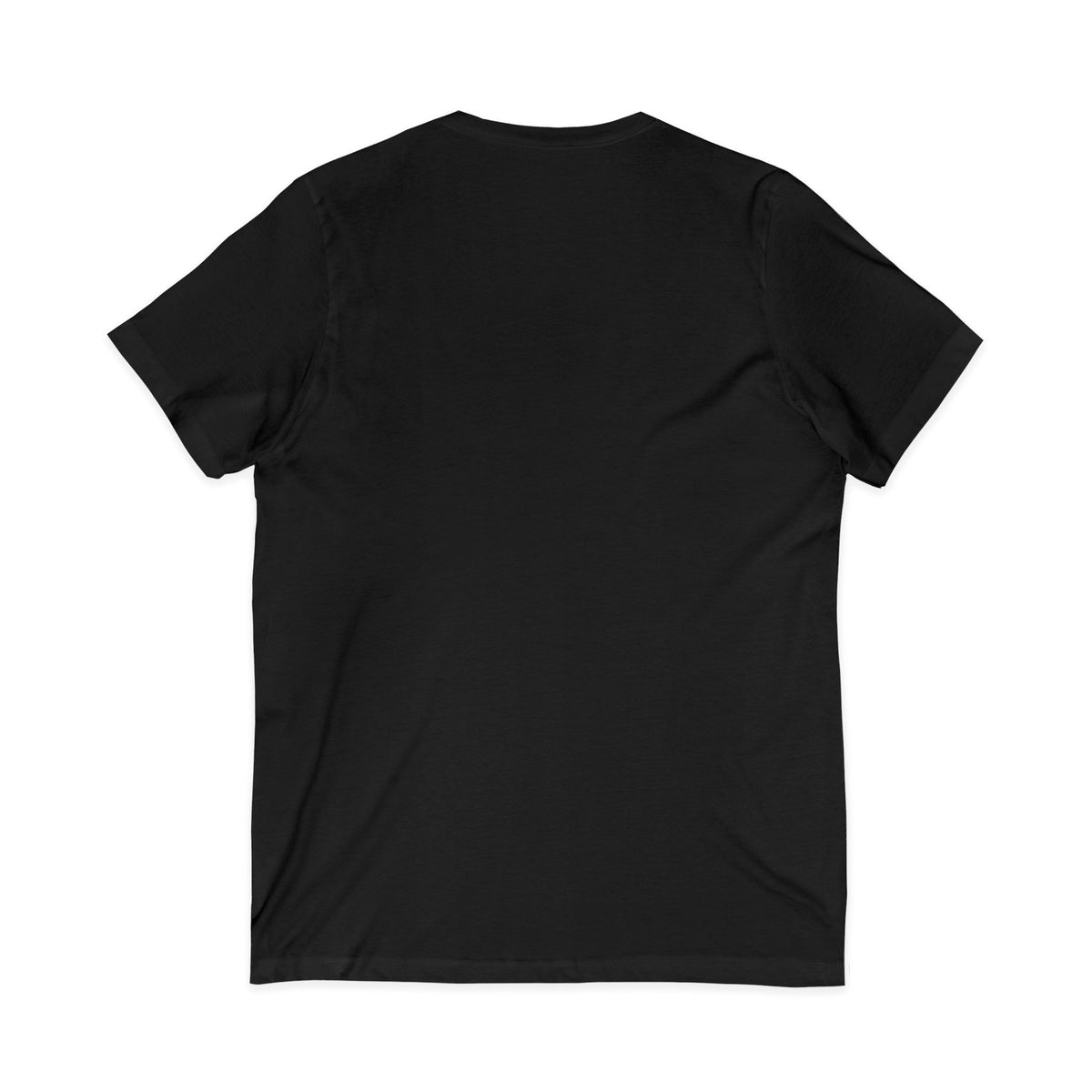 Cat Lady - Brunette - Unisex Jersey Short Sleeve V-Neck Tee