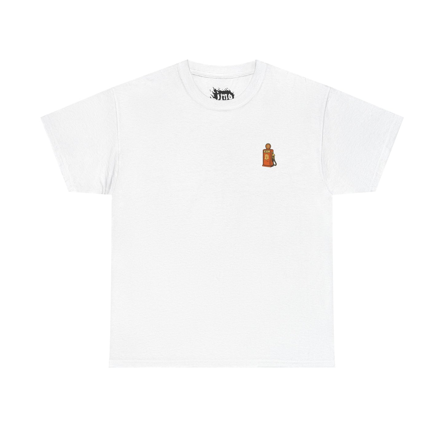 Bitcoin - Gas - Unisex Heavy Cotton Tee with Minimalist Design - Perfect for Everyday Wear