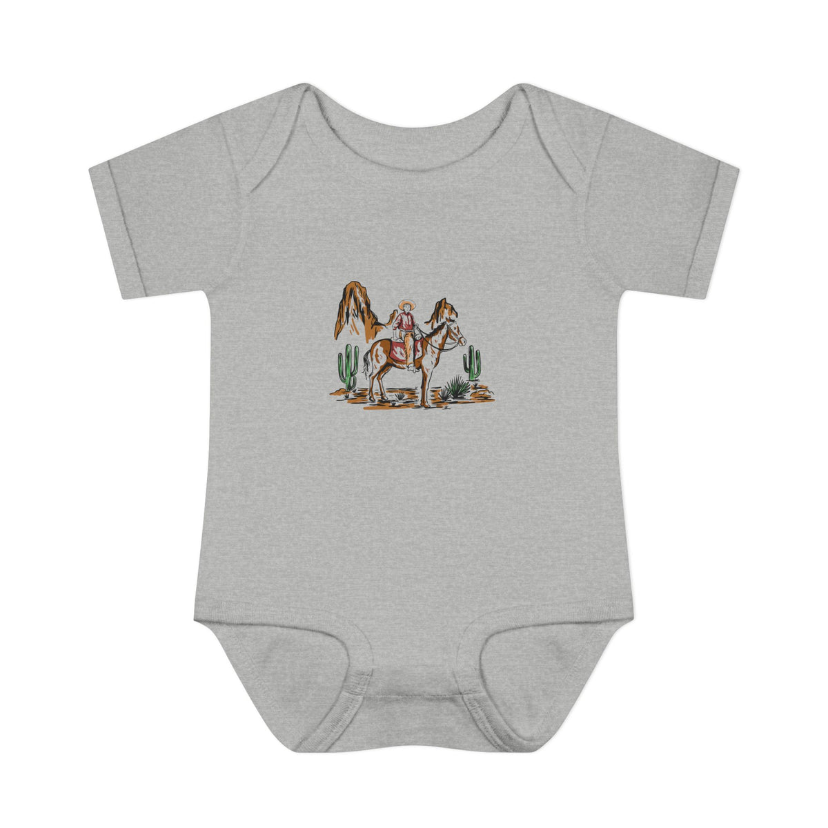 Cowboy - Infant Baby Rib Bodysuit
