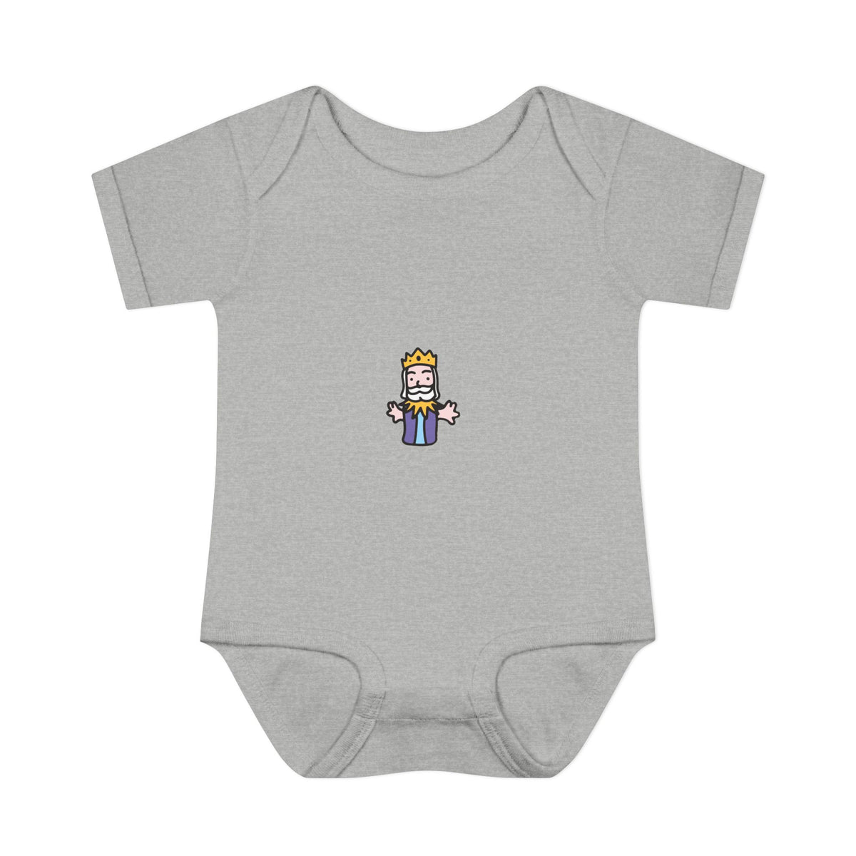 Little King - Infant Baby Rib Bodysuit