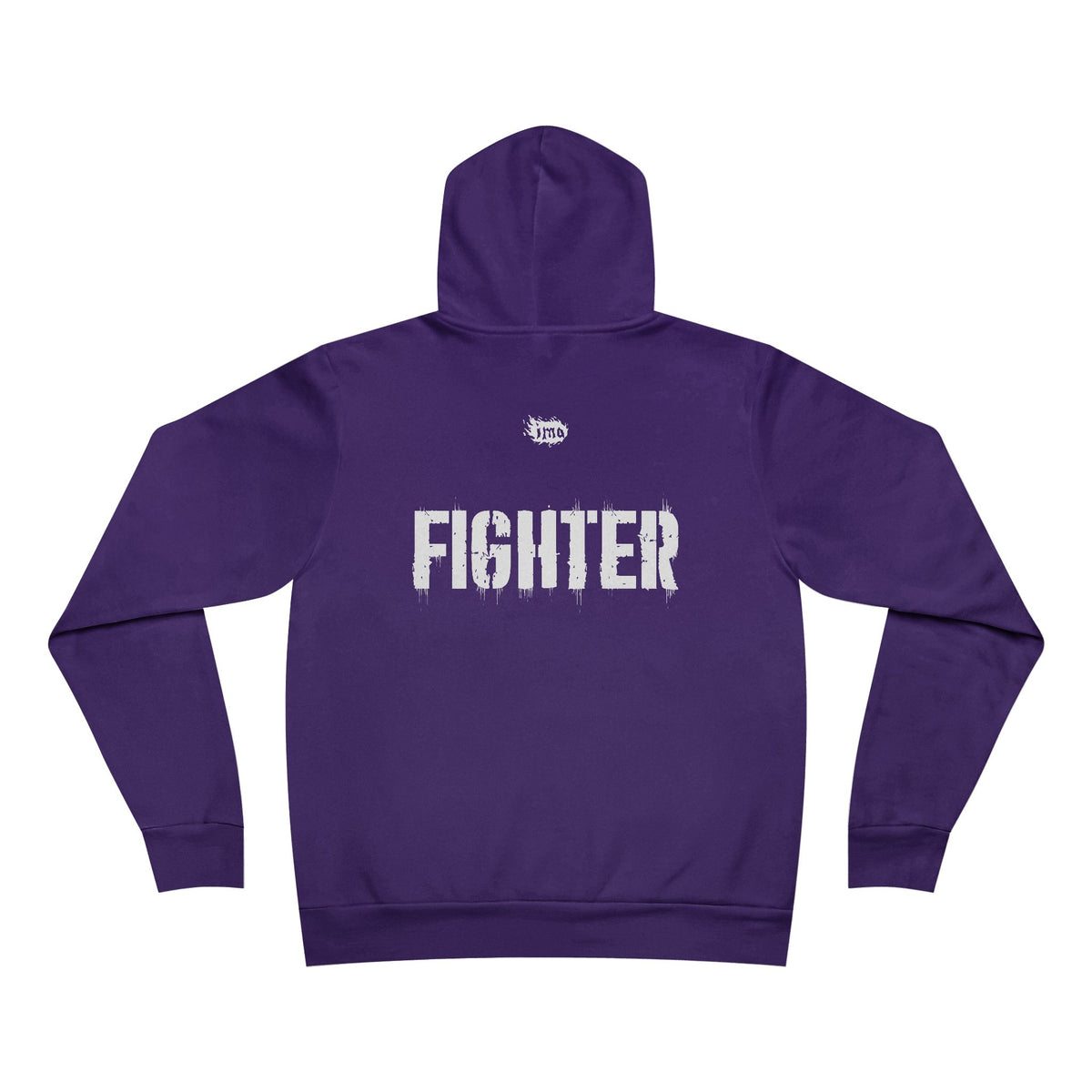 IMA Fighter – Purple Pancreatic Cancer Awareness Text Hoodie
