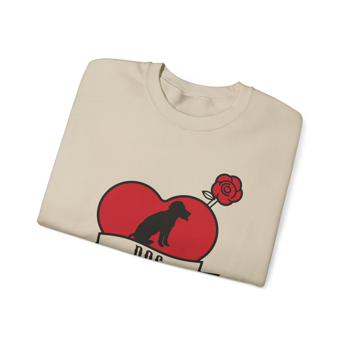 Dog Mom Tattoo Flash Crewneck Sweatshirt