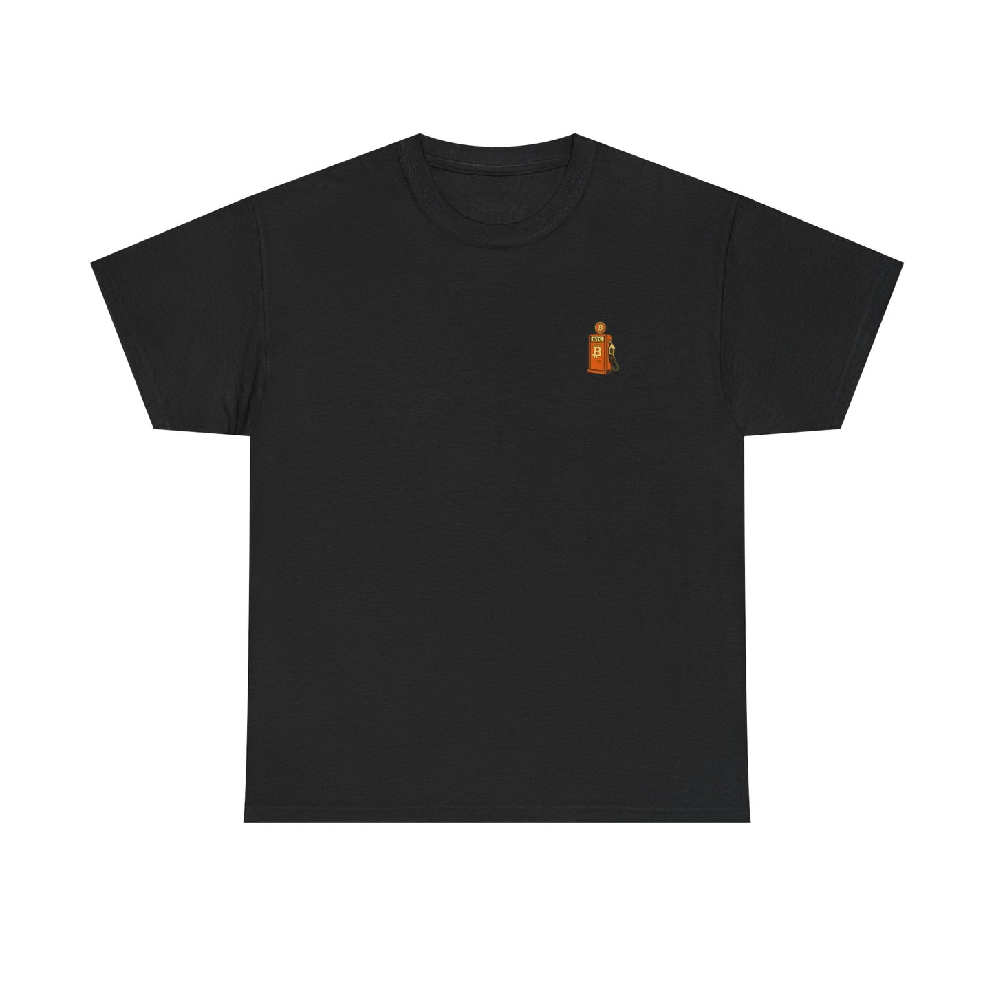 Bitcoin - Gas - Unisex Heavy Cotton Tee with Minimalist Design - Perfect for Everyday Wear