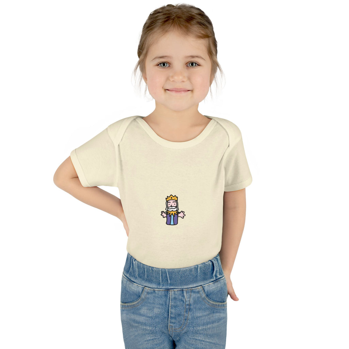 Little King - Infant Baby Rib Bodysuit