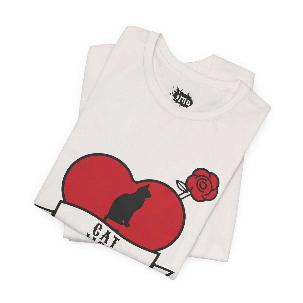 Cat Mom Tattoo Flash Tee
