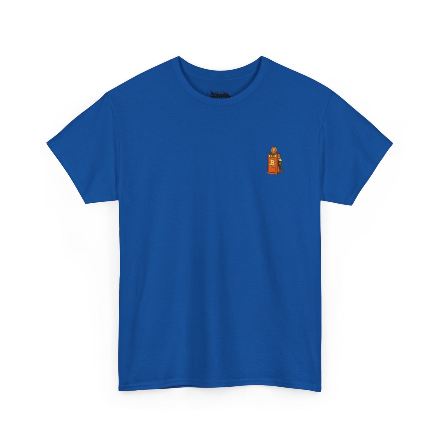 Bitcoin - Gas - Unisex Heavy Cotton Tee with Minimalist Design - Perfect for Everyday Wear
