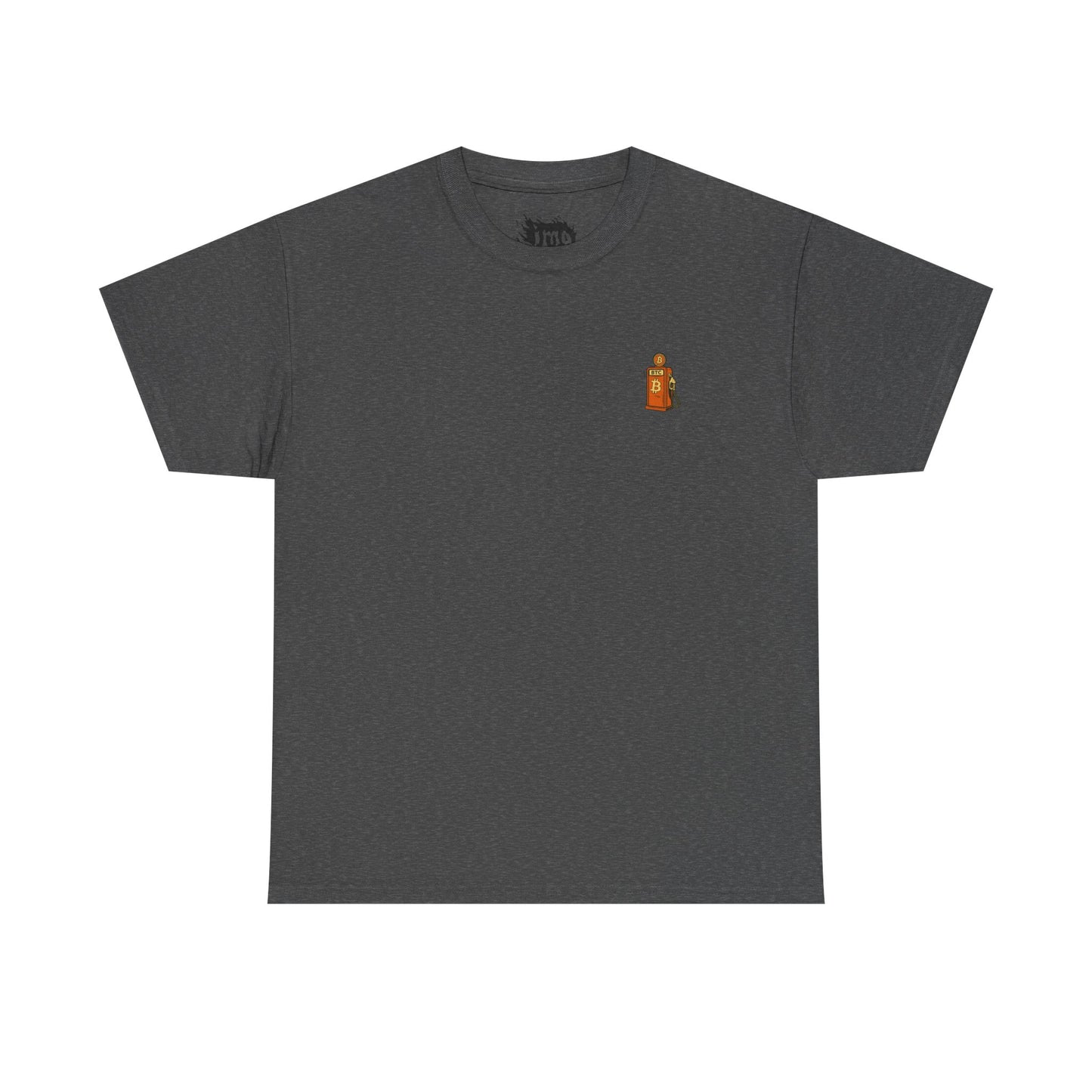 Bitcoin - Gas - Unisex Heavy Cotton Tee with Minimalist Design - Perfect for Everyday Wear