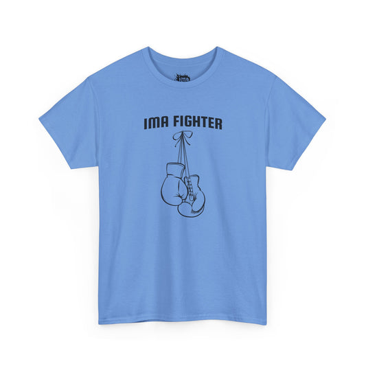 IMA Fighter – Periwinkle Stomach Cancer Awareness Gloves Tee