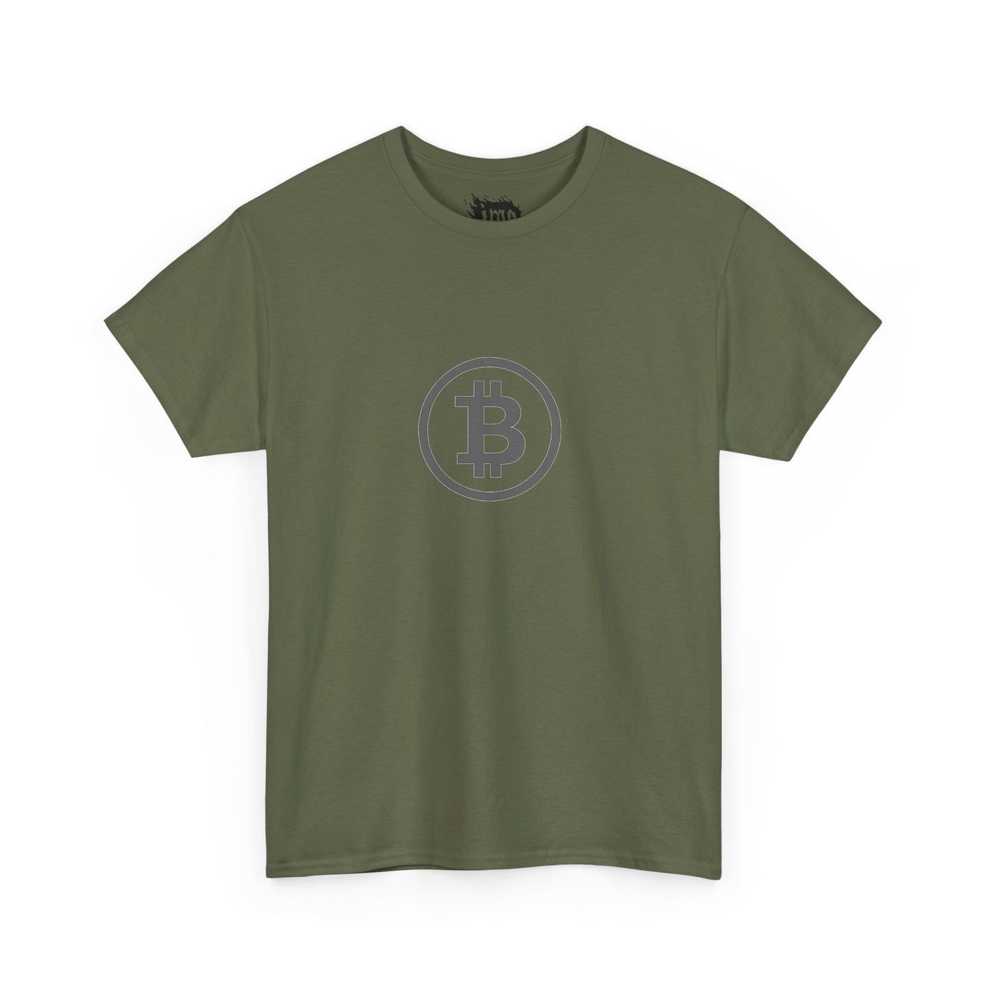 CRYPT-o-KEEPER - BTC - Unisex Heavy Cotton Tee with Minimalist Design - Perfect for Everyday Wear