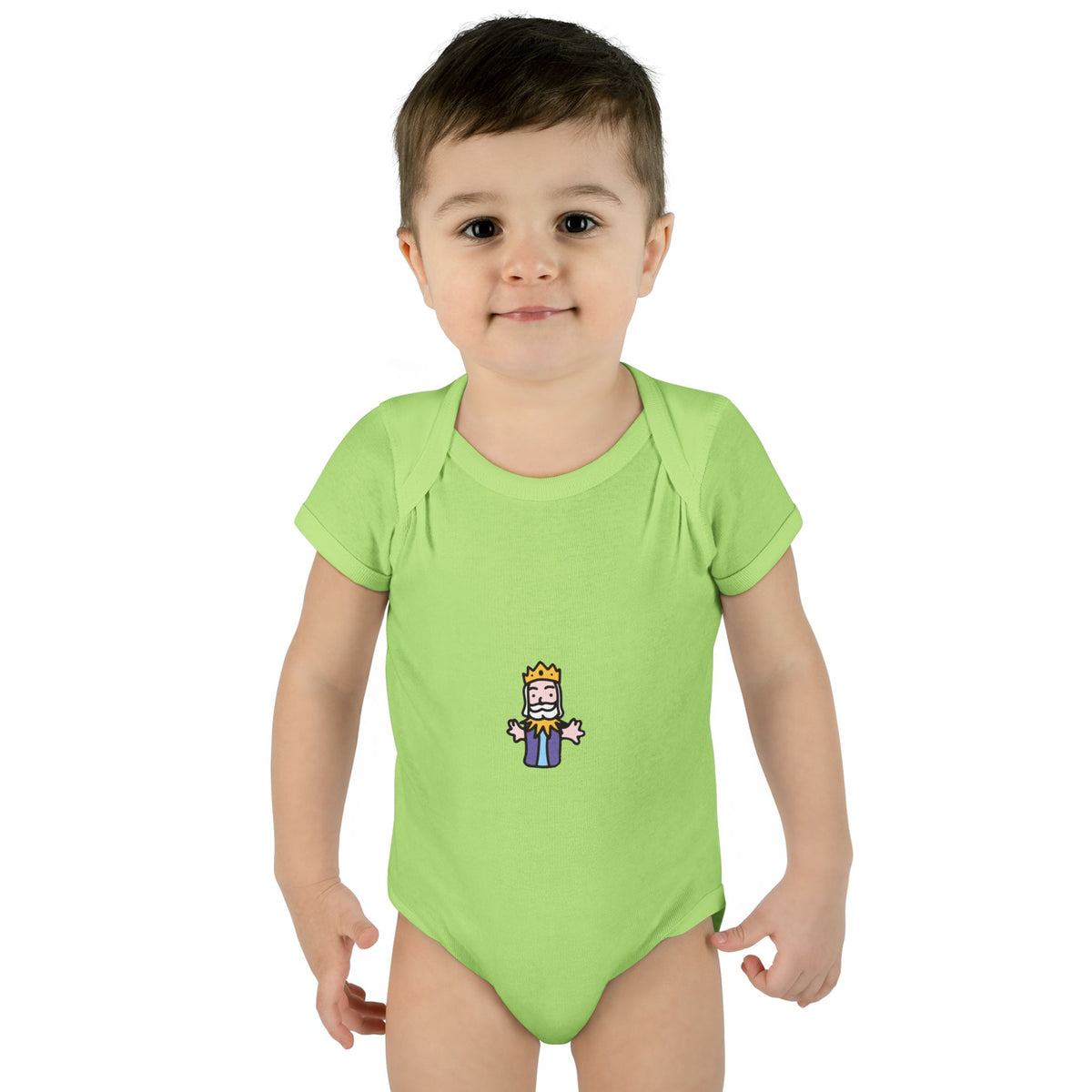 Little King - Infant Baby Rib Bodysuit