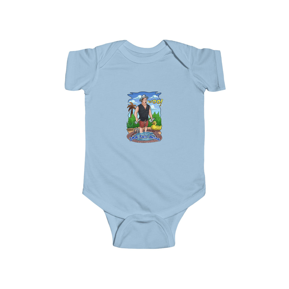 Party Animal - Infant Fine Jersey Bodysuit