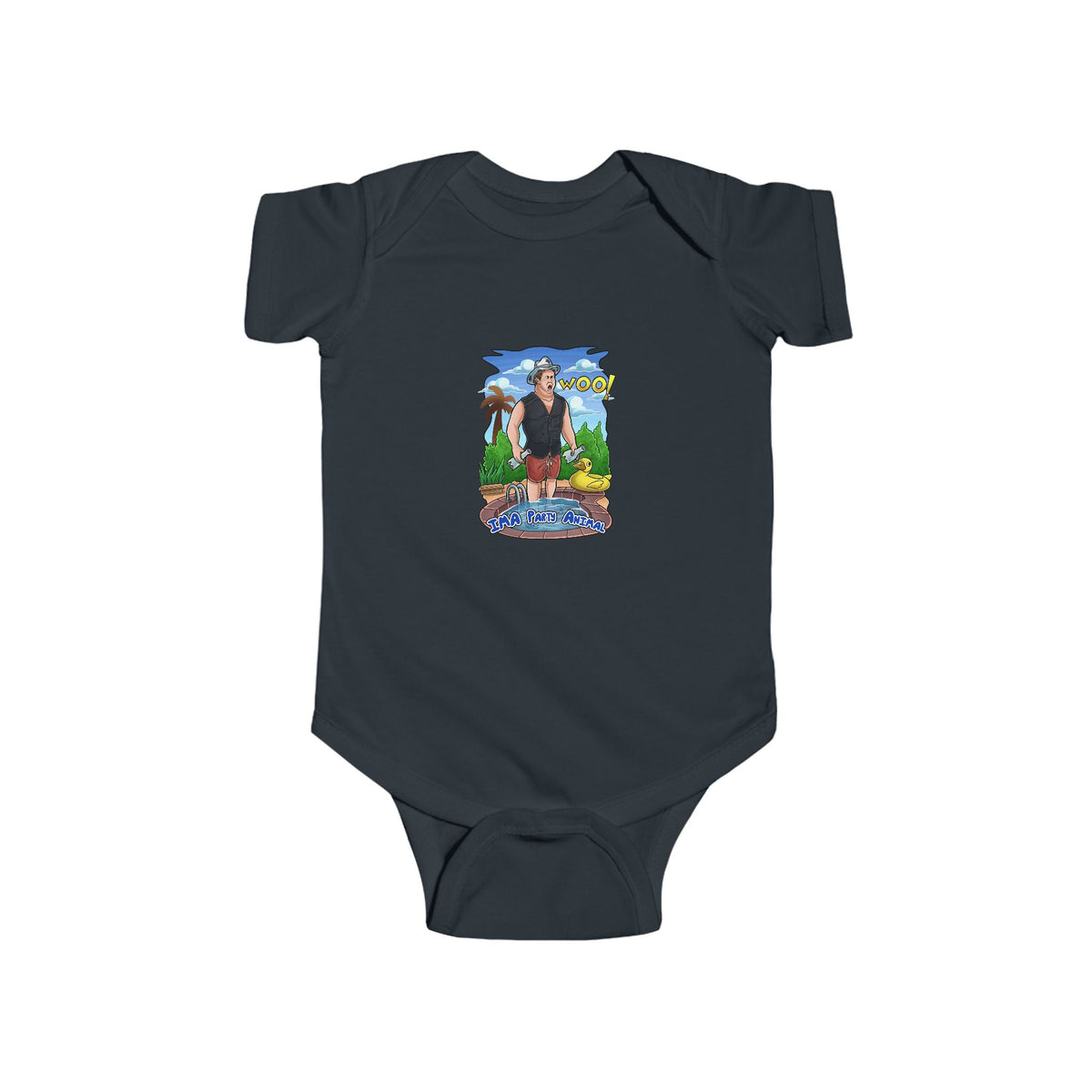 Party Animal - Infant Fine Jersey Bodysuit