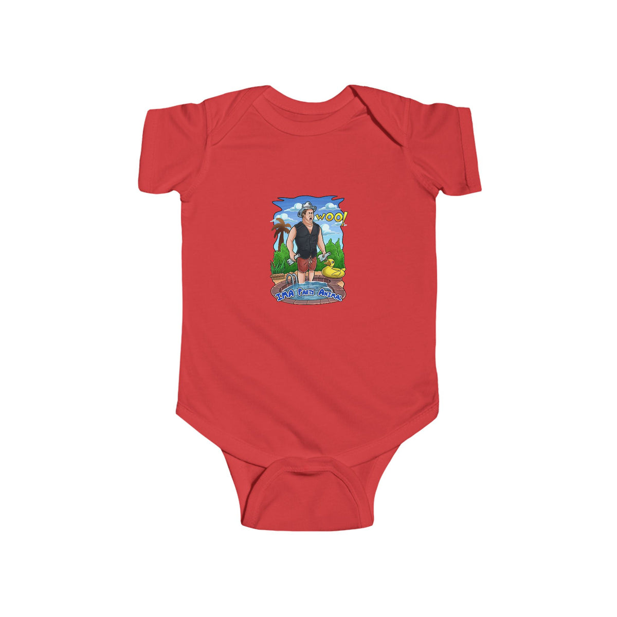 Party Animal - Infant Fine Jersey Bodysuit