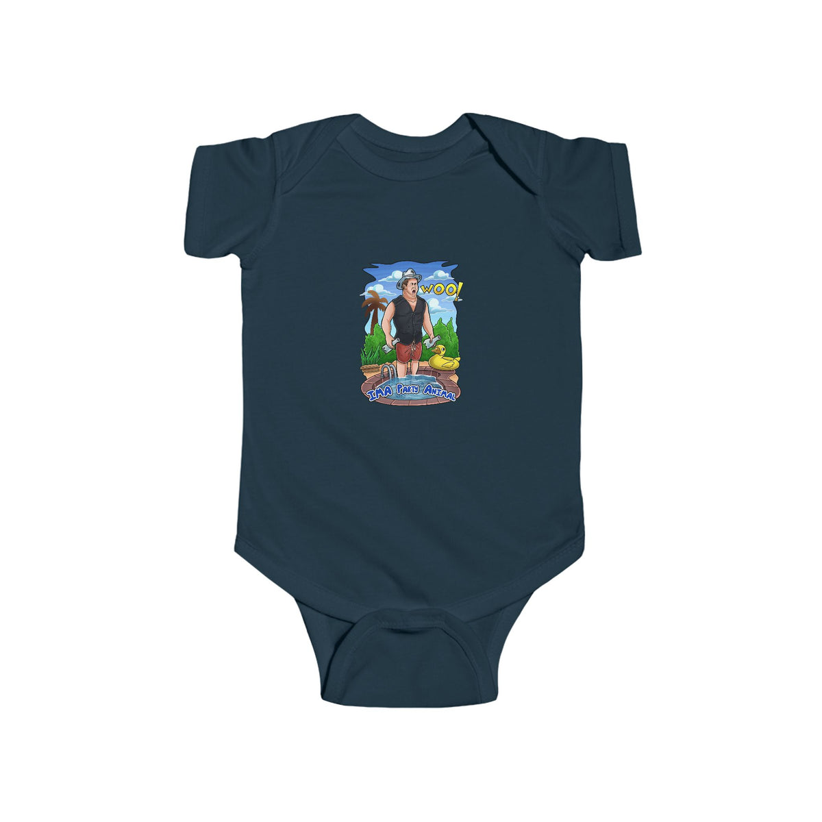 Party Animal - Infant Fine Jersey Bodysuit