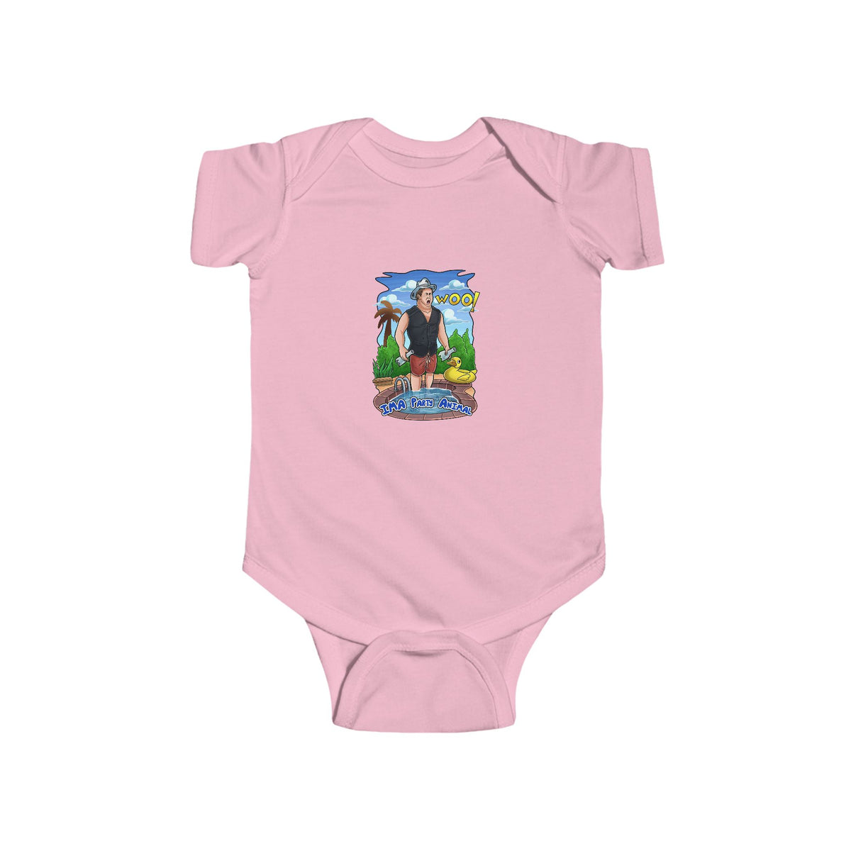 Party Animal - Infant Fine Jersey Bodysuit