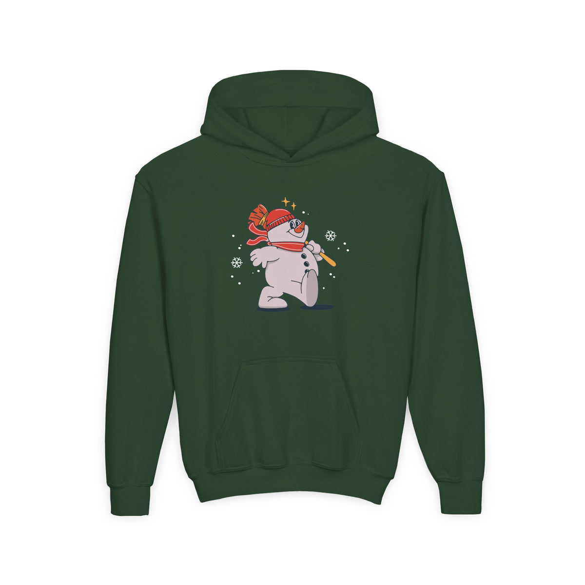 Snowman - Youth Heavy Blend™ Hooded Sweatshirt