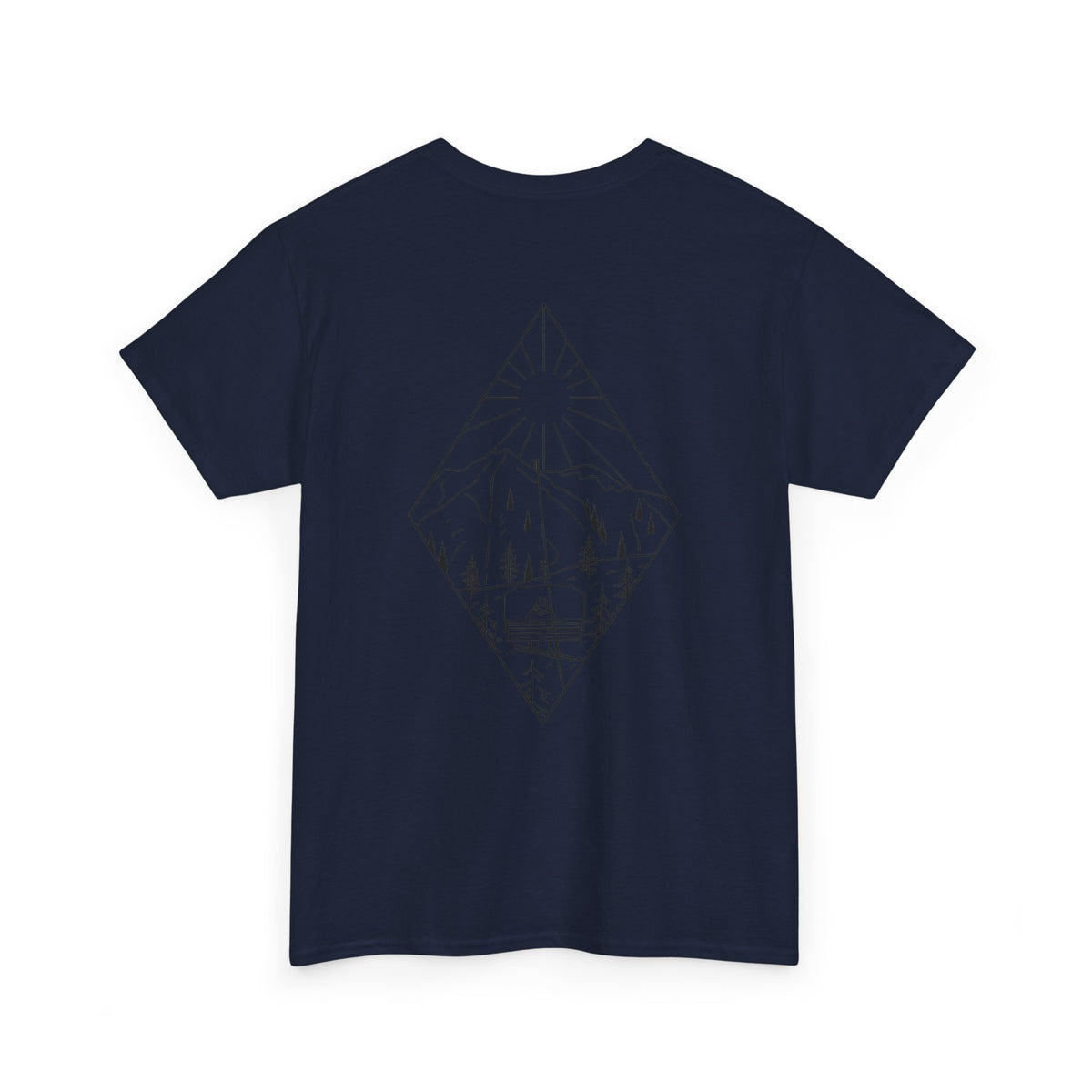 Chairlift - blk - Unisex Heavy Cotton Tee