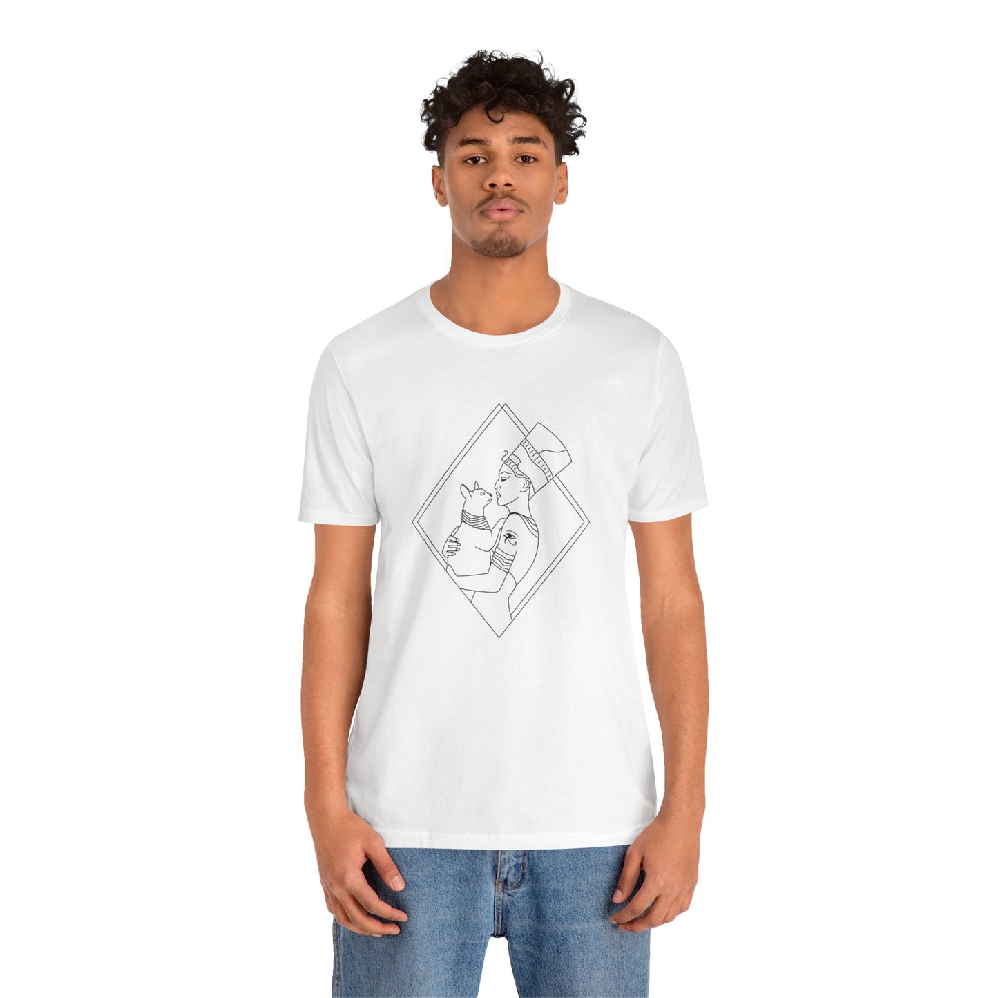 Egyptian Queen - blk - Unisex Jersey Short Sleeve Tee