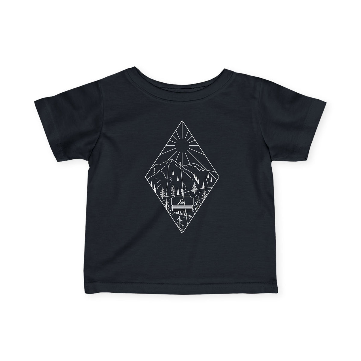 Chairlift - wht - Infant Fine Jersey Tee