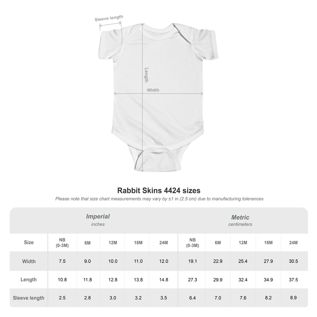 Skater - wht - Infant Fine Jersey Bodysuit