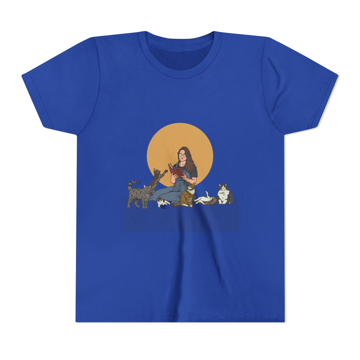 Cat Lady - Brunette - Youth Short Sleeve Tee