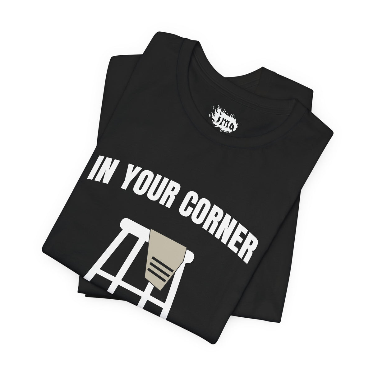 IMA Supporter – In Your Corner – Black/White – Pearl Lung Cancer Awareness Tee