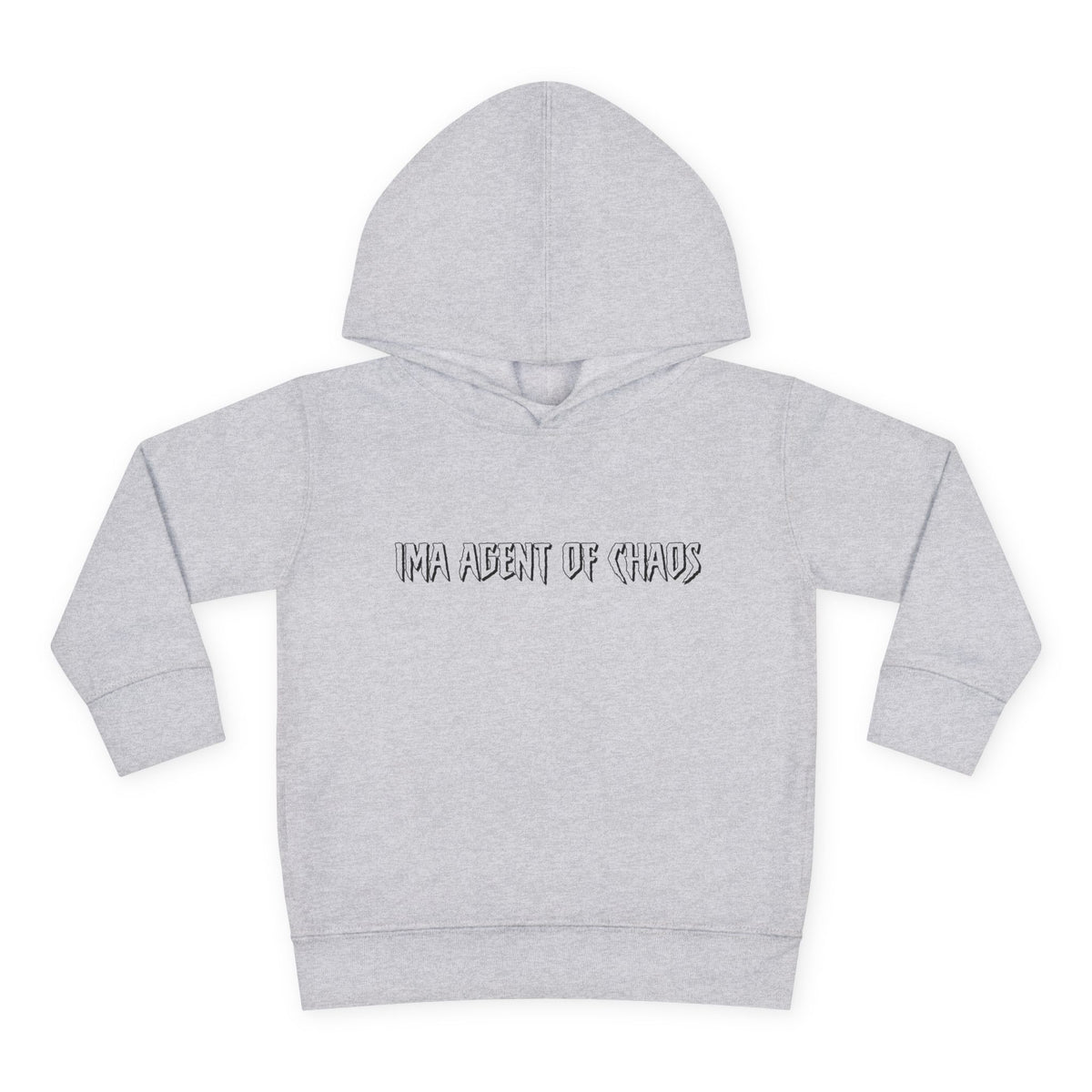 Agent of Chaos - blk - txt - Toddler Pullover Fleece Hoodie
