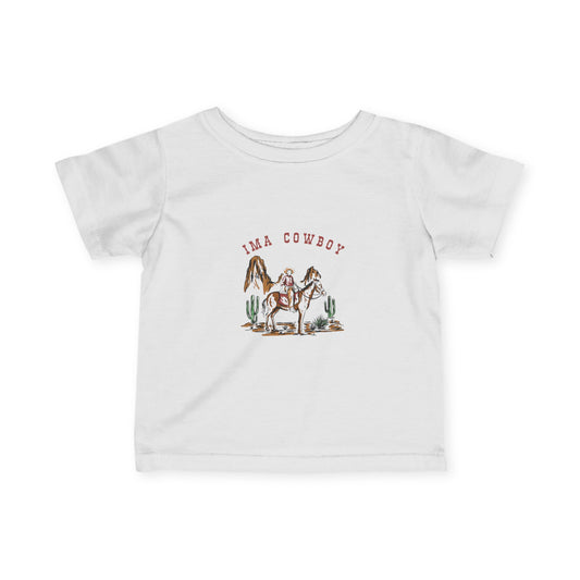 Cowboy - Infant Fine Jersey Tee