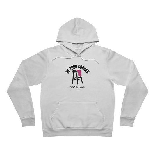 IMA Supporter – In Your Corner Pullover Hoodie – White