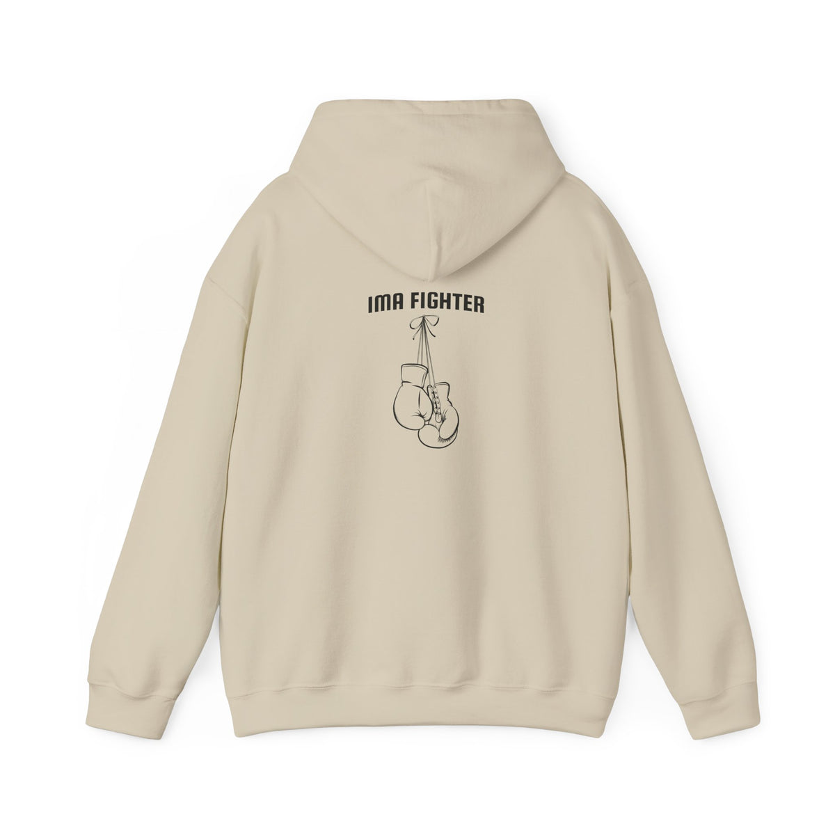 IMA Fighter – Pearl Lung Cancer Awareness Gloves Hoodie