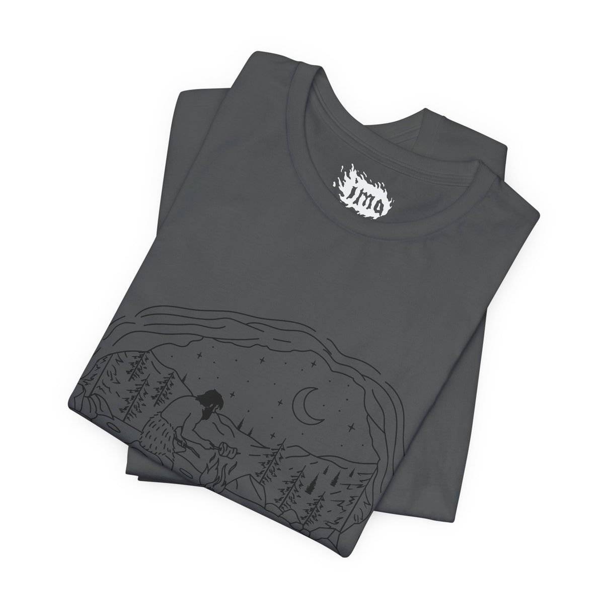 Caveman - blk - Unisex Jersey Short Sleeve Tee
