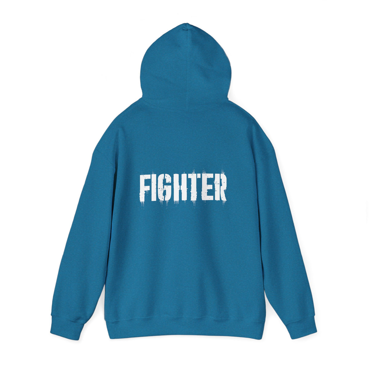 IMA Fighter – Teal Cervical Cancer Awareness Text Hoodie