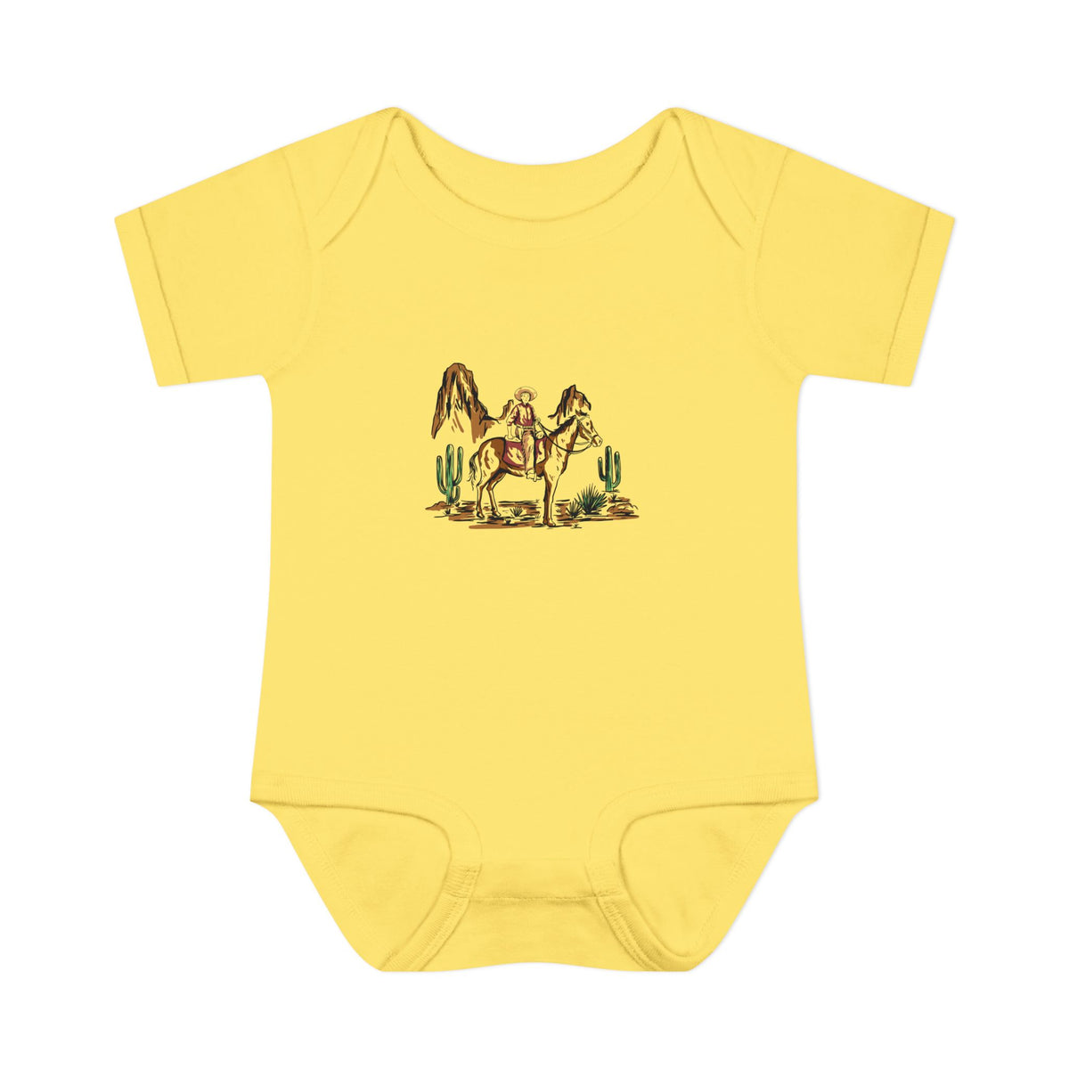 Cowboy - Infant Baby Rib Bodysuit