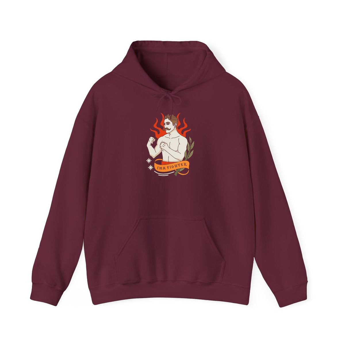 Fighter 1 - Unisex Heavy Blend™ Hooded Sweatshirt