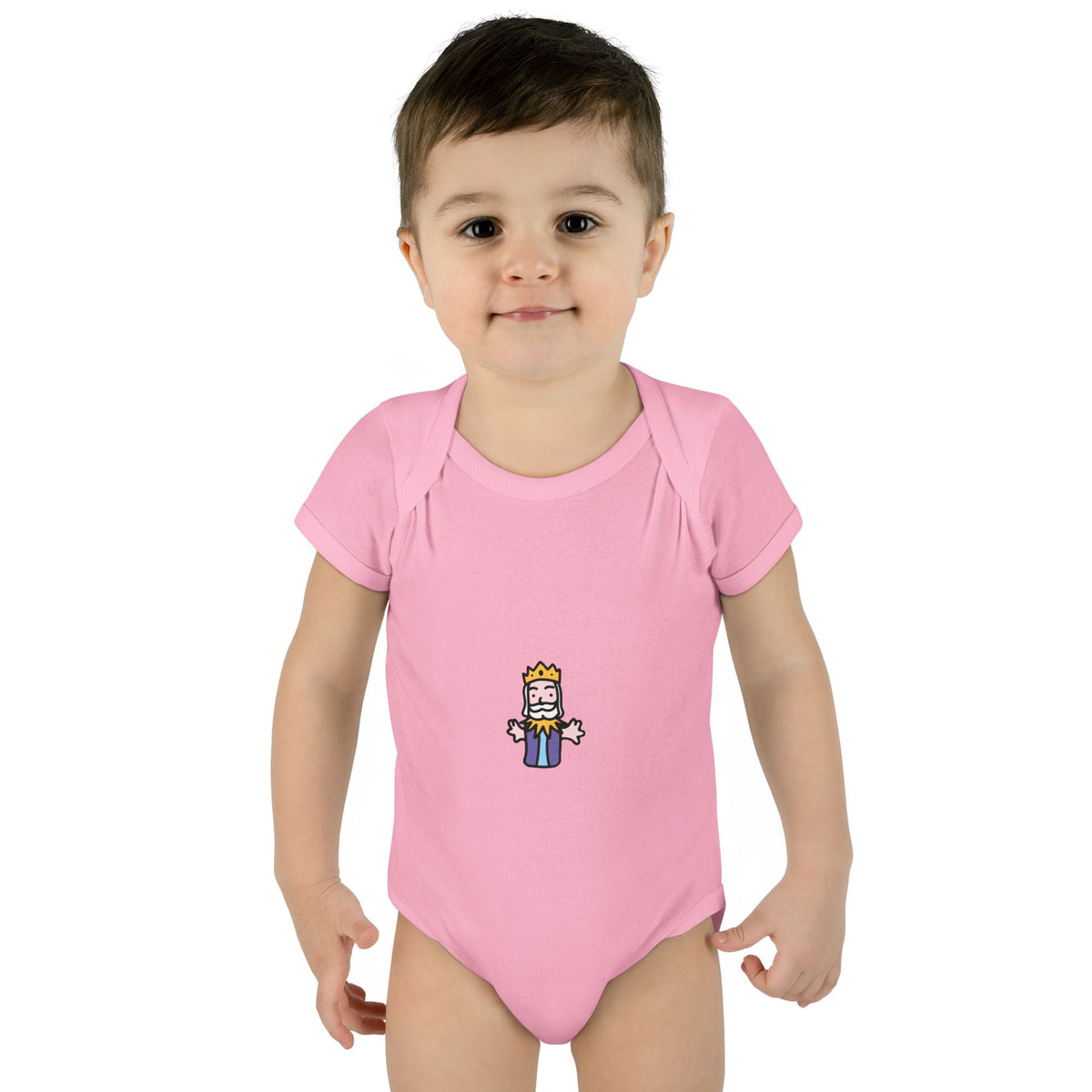 Little King - Infant Baby Rib Bodysuit