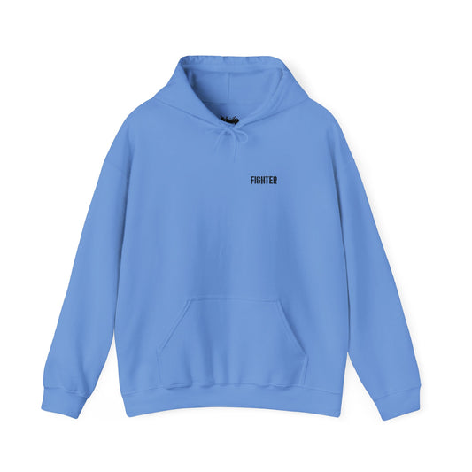 IMA Fighter – Periwinkle Stomach Cancer Awareness Text Hoodie