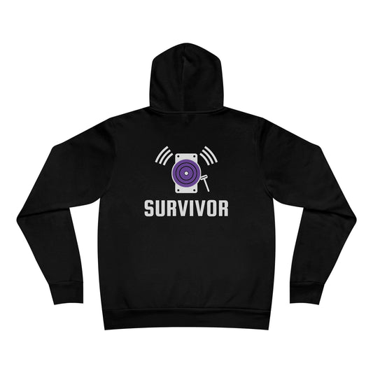 IMA Survivor – Rang the Bell – Pullover Hoodie – Black/Purple