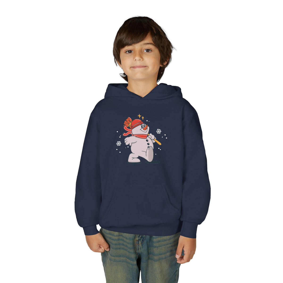 Snowman - Youth Heavy Blend™ Hooded Sweatshirt
