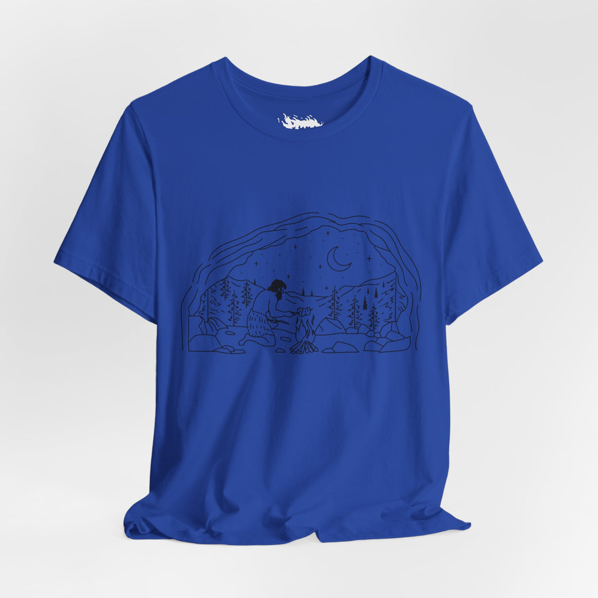 Caveman - blk - Unisex Jersey Short Sleeve Tee